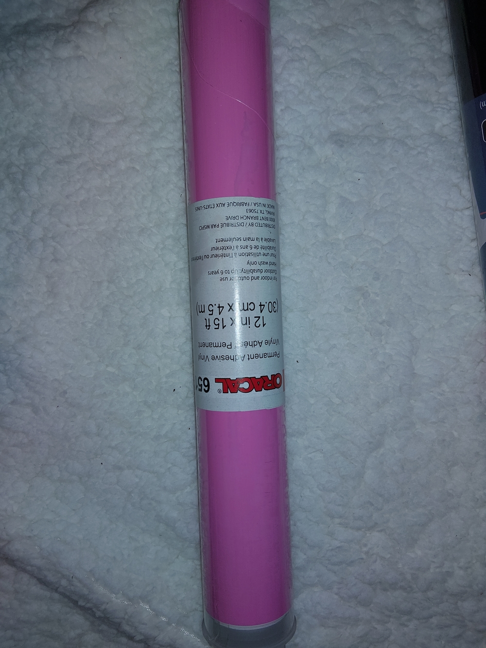 Pink Craft Vinyl Roll